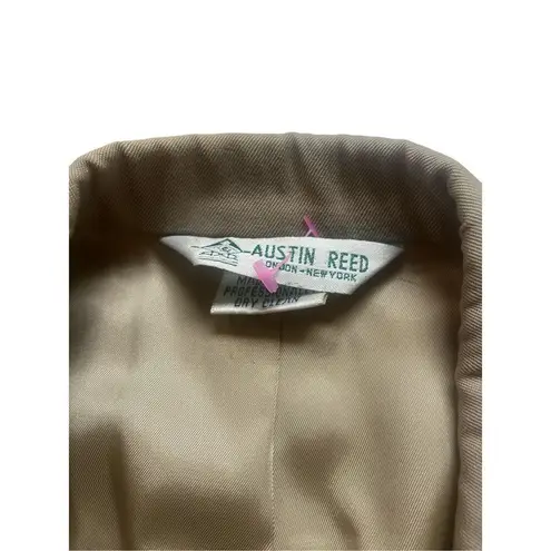 Vintage Austin Reed London wool 2 pc suit sz 6 Tan