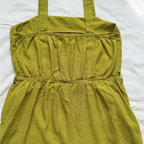 Monteau Los Angeles Women’s XL Jumpsuit Lime Green Trendy Casual Fashion Top