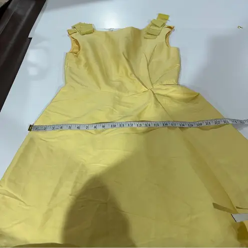 Weekend Max Mara Yellow Sleeveless Babydoll A Line Dress Size 10