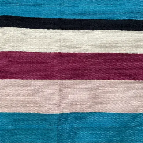 Loft  Purple Striped Pencil Skirt / High Waisted / Size 2P