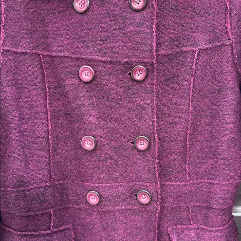 Kenar Women's Rich Purple Pea Coat
