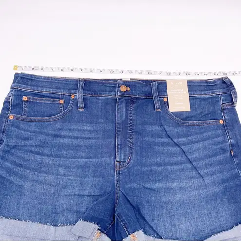 Madewell NEW  Plus High-Rise Denim Shorts in Danny Wash NE634 Women's Size 20W