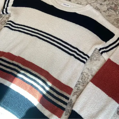Soft Striped Crewneck Sweater