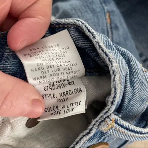 GRLFRND Karolina A Little More Love Distressed Jeans