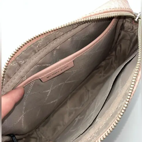 Michael Kors  Jet Set Logo Medium Camera Pink MK Crossbody Bag