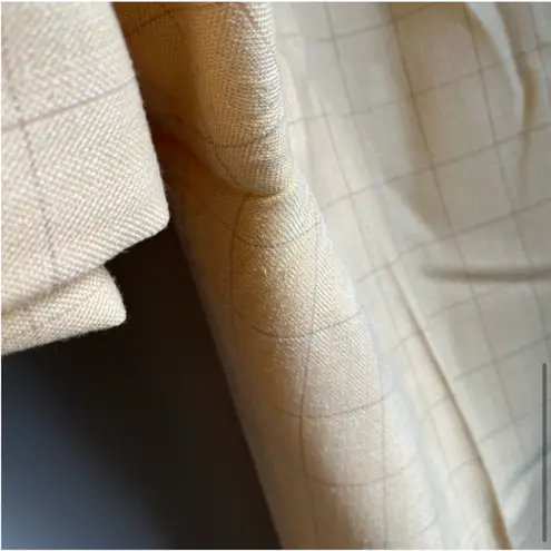 Pendleton Rayon, Wool & Silk Blend Trouser Pant Suit Size 16 and Gorgeous Yellow