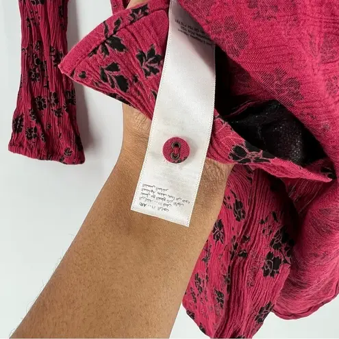 Fat Face Boho Crinkle Fabric Floral Print V