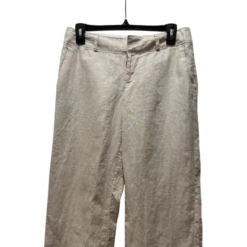 Banana Republic  Martin Fit 100% Linen Pants Women's Size 4 Trousers