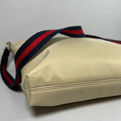 Tommy Hilfiger  Womens Signature Logo Crossbody Bag Tan NWOT