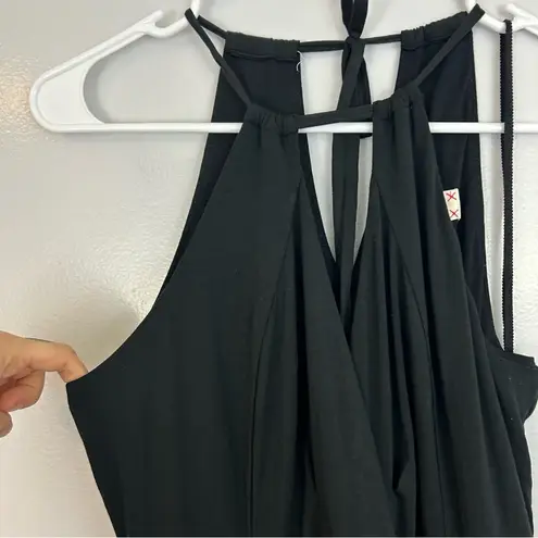 Maeve Anthropolgie Corinna Black Halter Jumpsuit Size XS