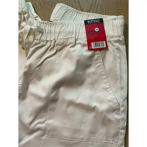 New Womens Buffalo David Britton Soft Tencel Lyocell Pull on Jogger Cream Medium - Image 3