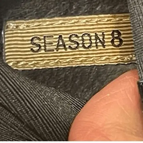 Yeezy Season 8 Grey Stretch Knit Pointed Toe Heeled Sock Boots Ankle Booties Women's