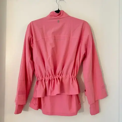 Sweaty Betty  Fast Lane Running Jacket Peony Pink Size S NWT