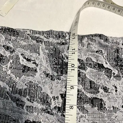 Spyder Active Leggings Brushed Back Full Length Jacquard Black Gray size XL