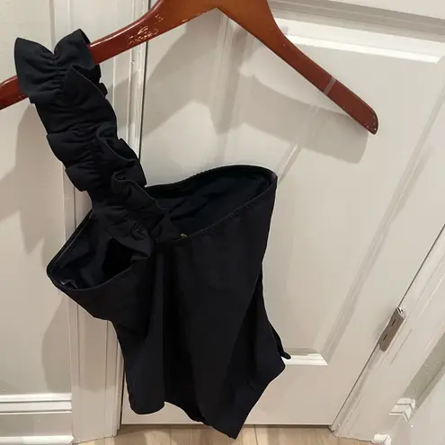 Ulla Johnson NWT Capri Maillot One Piece Swimsuit Noir Black S