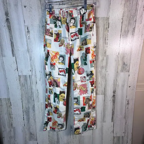 Reformation Comic High Rise Straight Jeans | White | Button Fly | Size 25 | Rare