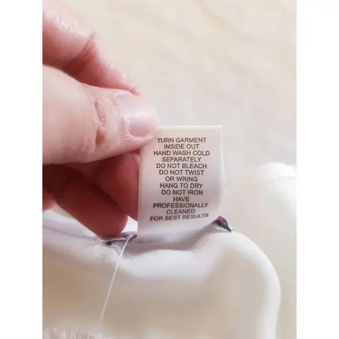 Three Pink Hearts Womens Blouse Sz XL Beaded Rhinestone Retro Hipster Boho Chic