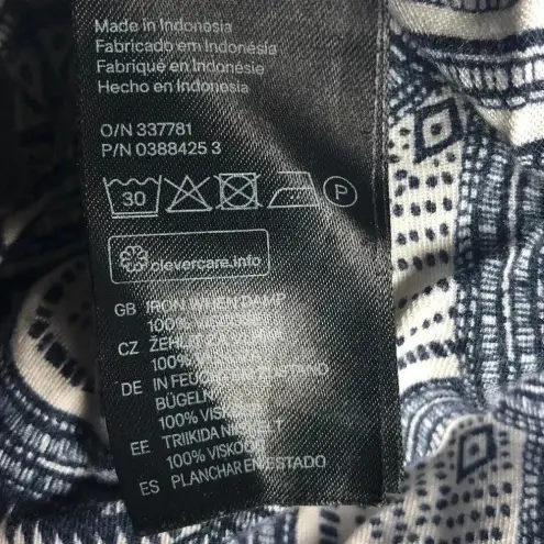 H&M  Navy & White Printed Romper