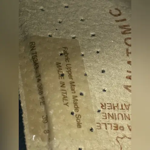 Fly Flot Women’s Anatomic Anti shock Clogs Made Italy Navy Blue Size 39 US 8