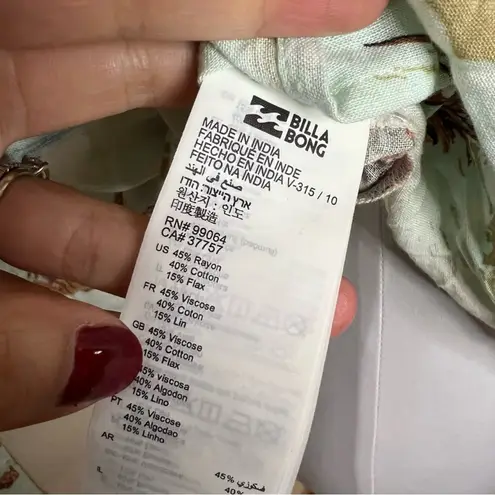 Billabong  Hana Koa Beach surfer short sleeve button shirt & pants set NEW SMALL - Image 11