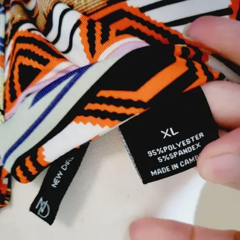 New Directions aztec belted romper size xl