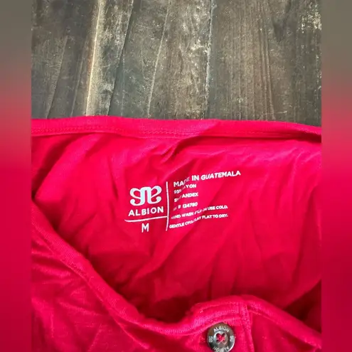 ALBION FIT NEW! Red Bamboo PJ Dress