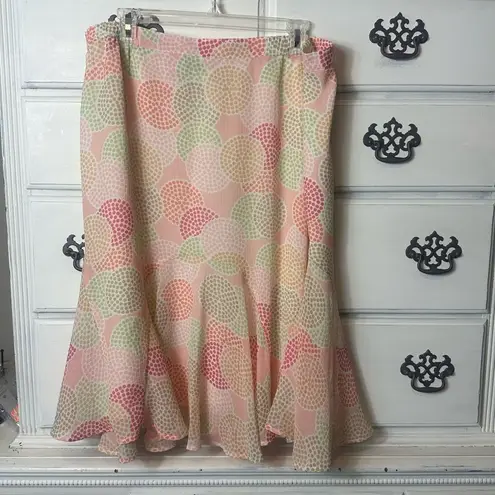 Geometric Patterned Skirt‎ Pink Size 16