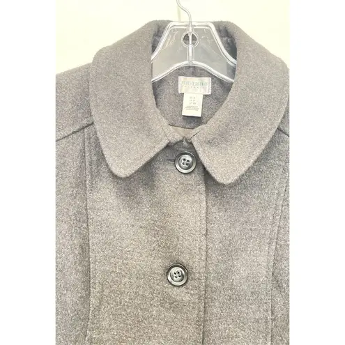 Motherhood Maternity Black Women's Button Front Winter Pea Coat - Size Small