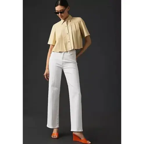 MOTHER The Rambler Zip Ankle in Wash Fairest Of Them All Size US 32 White