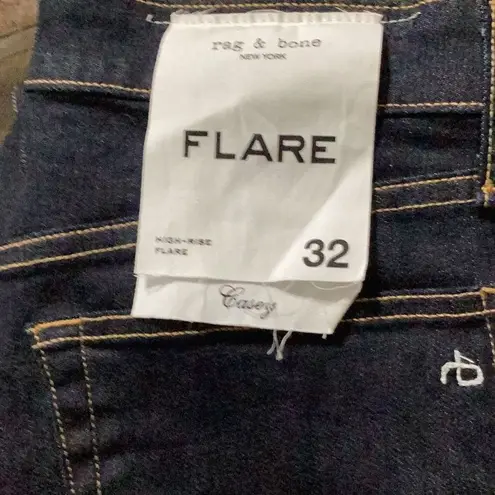 Rag and Bone New.  high rise flare jeans. Size 32. Retails $255