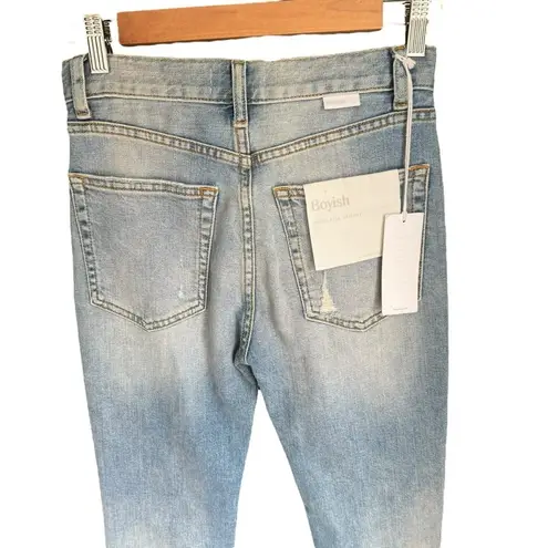 Boyish - NWT The Zachary High Rise Distressed Skinny Jeans Sz 24