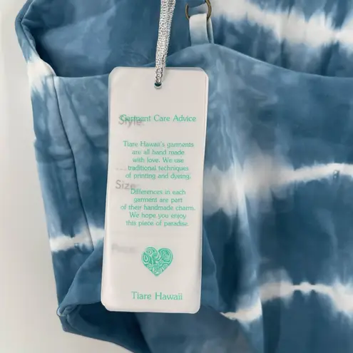 Tiare Hawaii Swimsuit Size Small One Piece Blue Tie Dye NWT Beach Coastal Summer