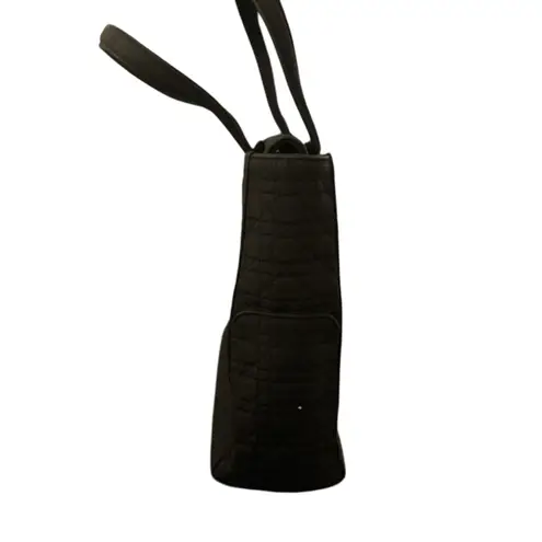 Christian Dior  “Lady Dior” Black Nylon Quilted Vintage Bag with Art Deco Box