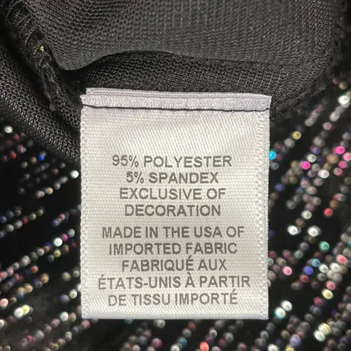 MISA Los Angeles Ekat Knit Skirt in Rainbow Astral Dusted, Size Small - NWT