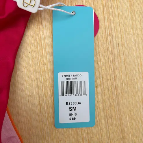 Beach Bunny Lilly Bralette top Naomi micro Sydney Tango bottom sunset hibiscus S