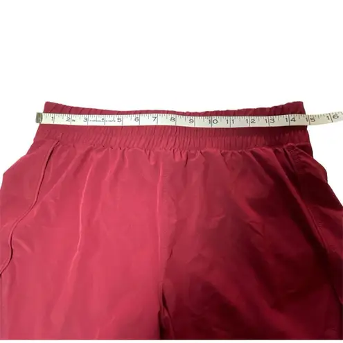 Avia  Womens Running Shorts Burgundy Red Maroon with Bike Liner Size Medium 8-10