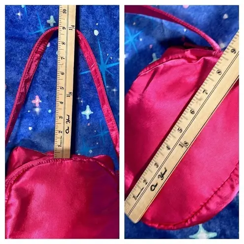 Sanrio Hello Kitty 2012 Pink Sequin Satin Face Bag Purse