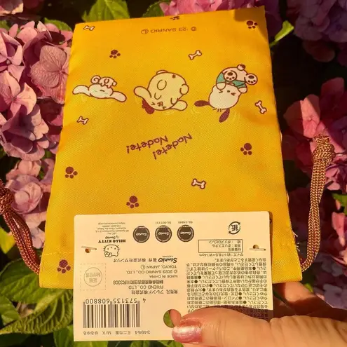 Sanrio Yellow Small Drawstring Bag