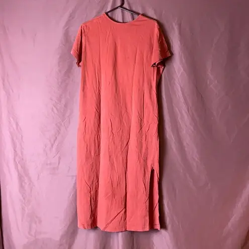 VINTAGE RED ROOSTER TEE SHIRT CHORE DRESS