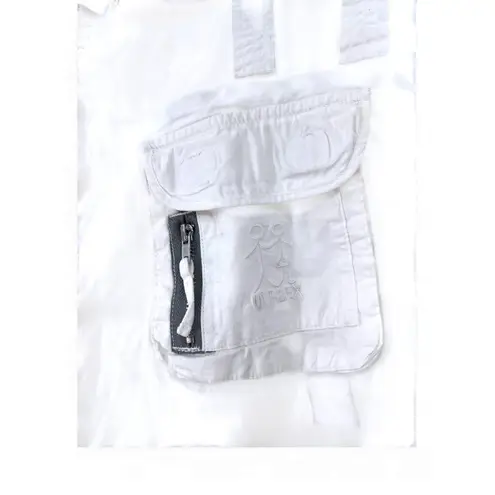 Johnny Was Pete and Greta 2 SMARIKA Cargo Pant Straight Leg 31" inseam White (S)