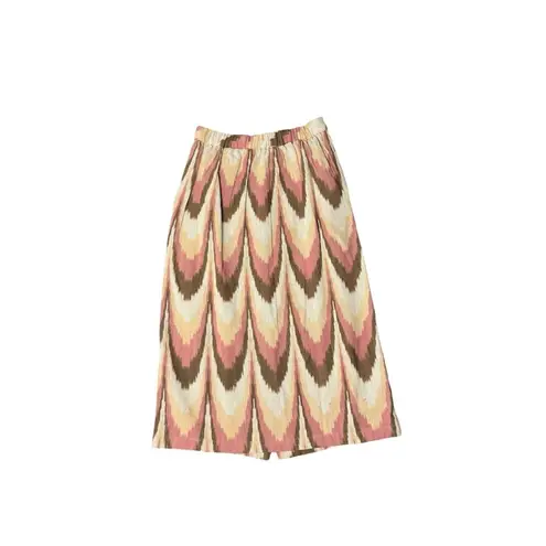 Faherty NWT Whitley Skirt Small Desert Ikat Artisan Midi Pockets Boho Style
