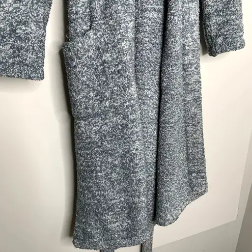 Barefoot Dreams Heathered Blue Cozy Robe Womens