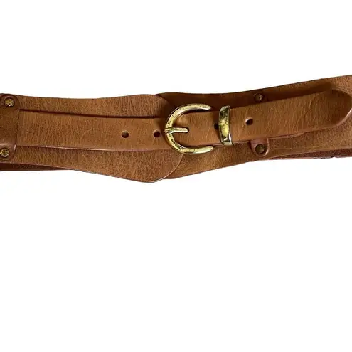 Anthropologie  Rough Roses genuine, leather belt