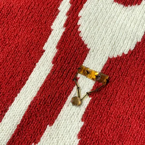 Allison Daley Cat Sweater Vest Red 2X