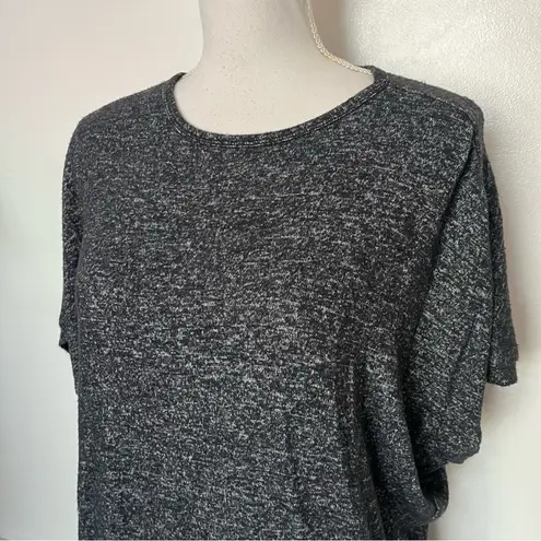 Quince • Charcoal Brushed Short Sleeve Lounge Tee