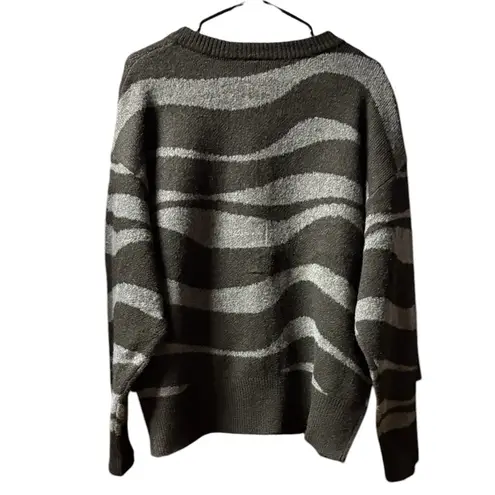 NEW Wicked Women’s Striped Graphic Cardigan size XS Black