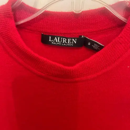Ralph Lauren  red 100% wool red‎ sweater
Bottom portion 100% linen size small