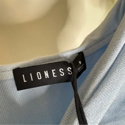 LIONESS NWT Revolve  Field Of Dreams Maxi Dress Soft Blue size M Medium Viral