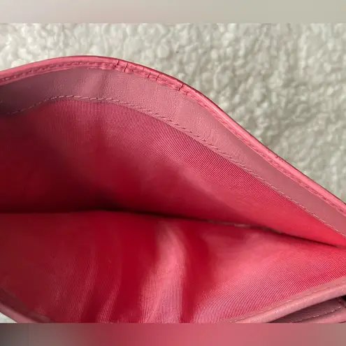 Prada VGUC AUTHENTIC  COMPACT WALLET IN BLUSH LEATHER - Image 8