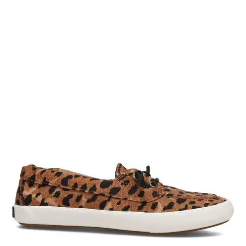 Sperry NEW  Top-Sider Lounge‎ Away Leopard Print Sneaker Shoes Womens Size…